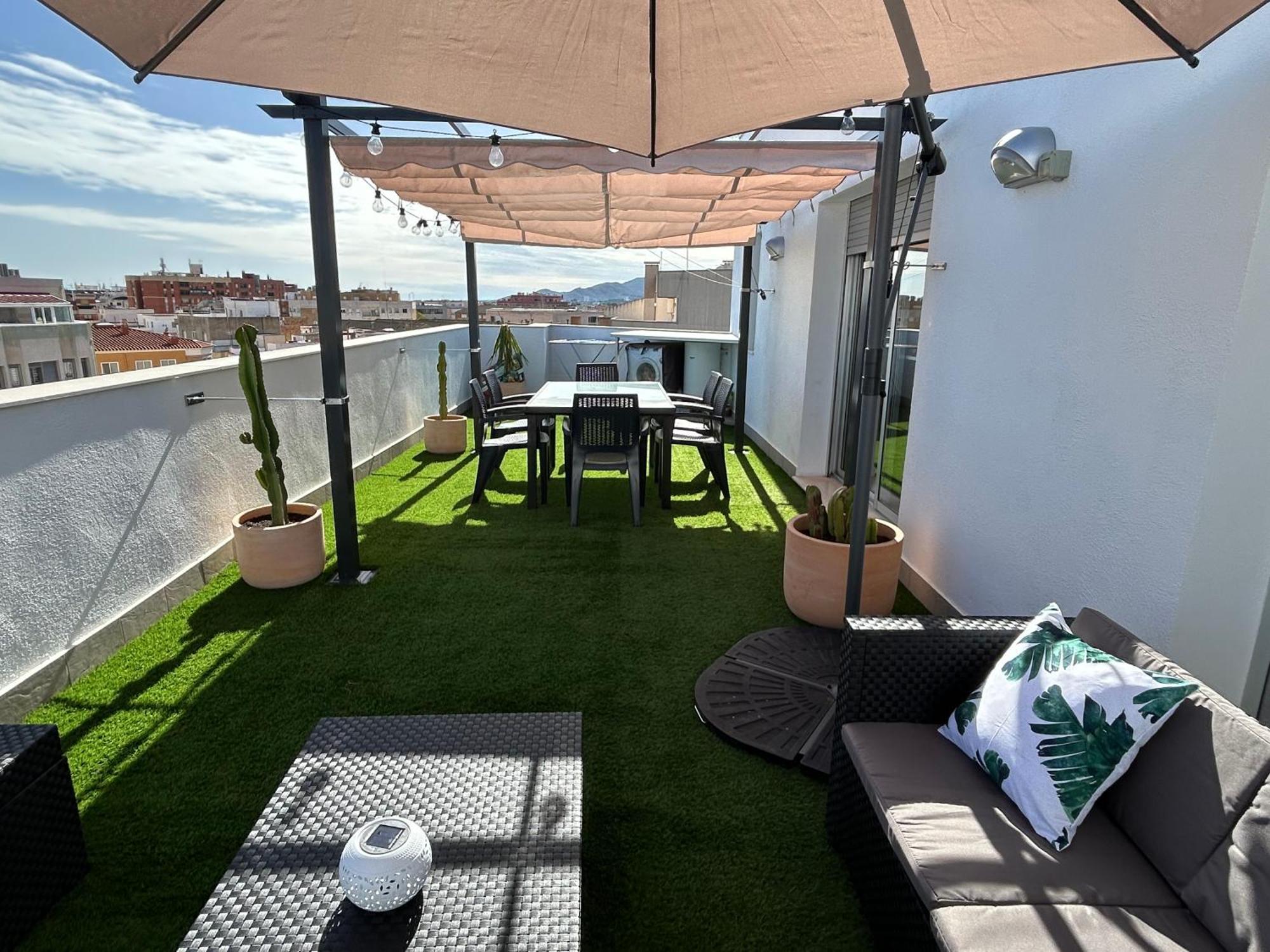 Lo balconet del Delta. Àtic-dúplex vacacional. Amposta Esterno foto