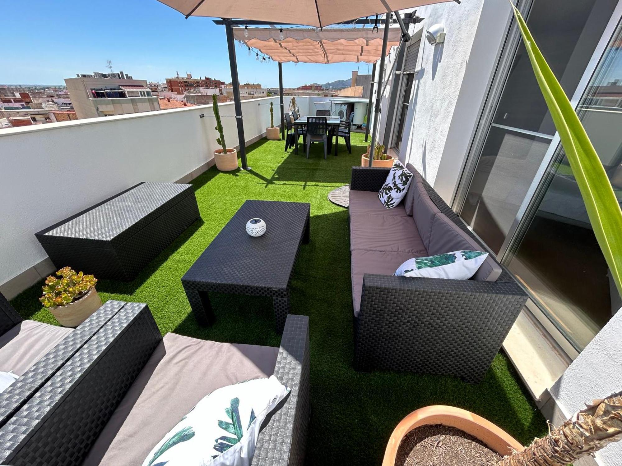 Lo balconet del Delta. Àtic-dúplex vacacional. Amposta Esterno foto