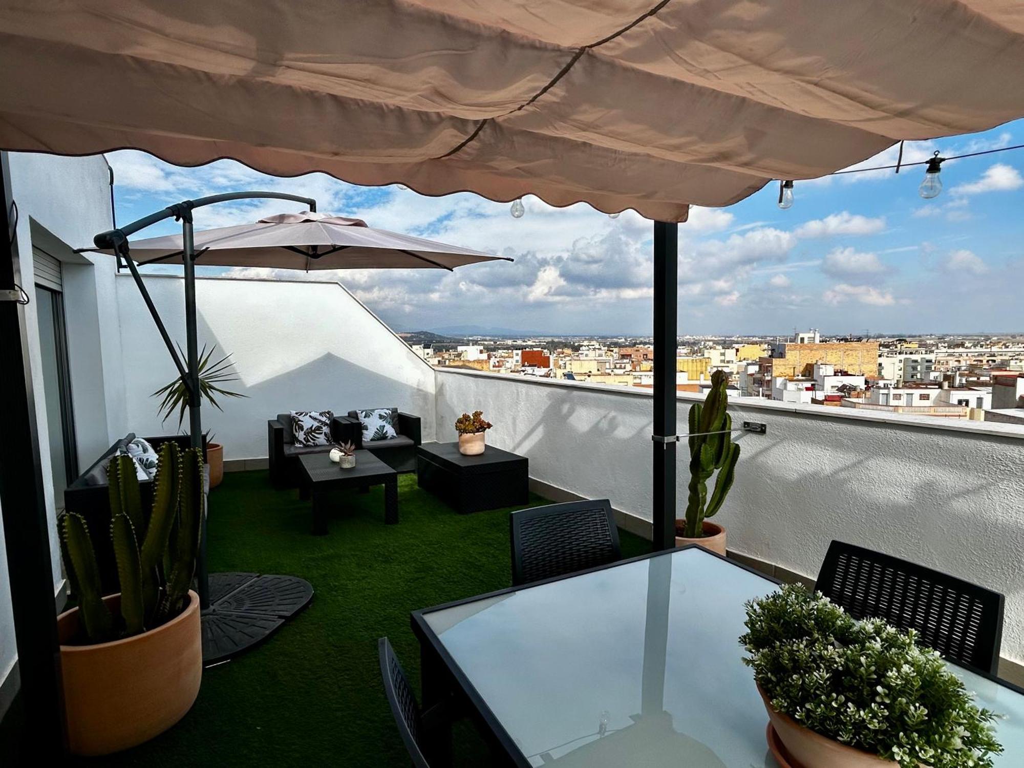 Lo balconet del Delta. Àtic-dúplex vacacional. Amposta Esterno foto