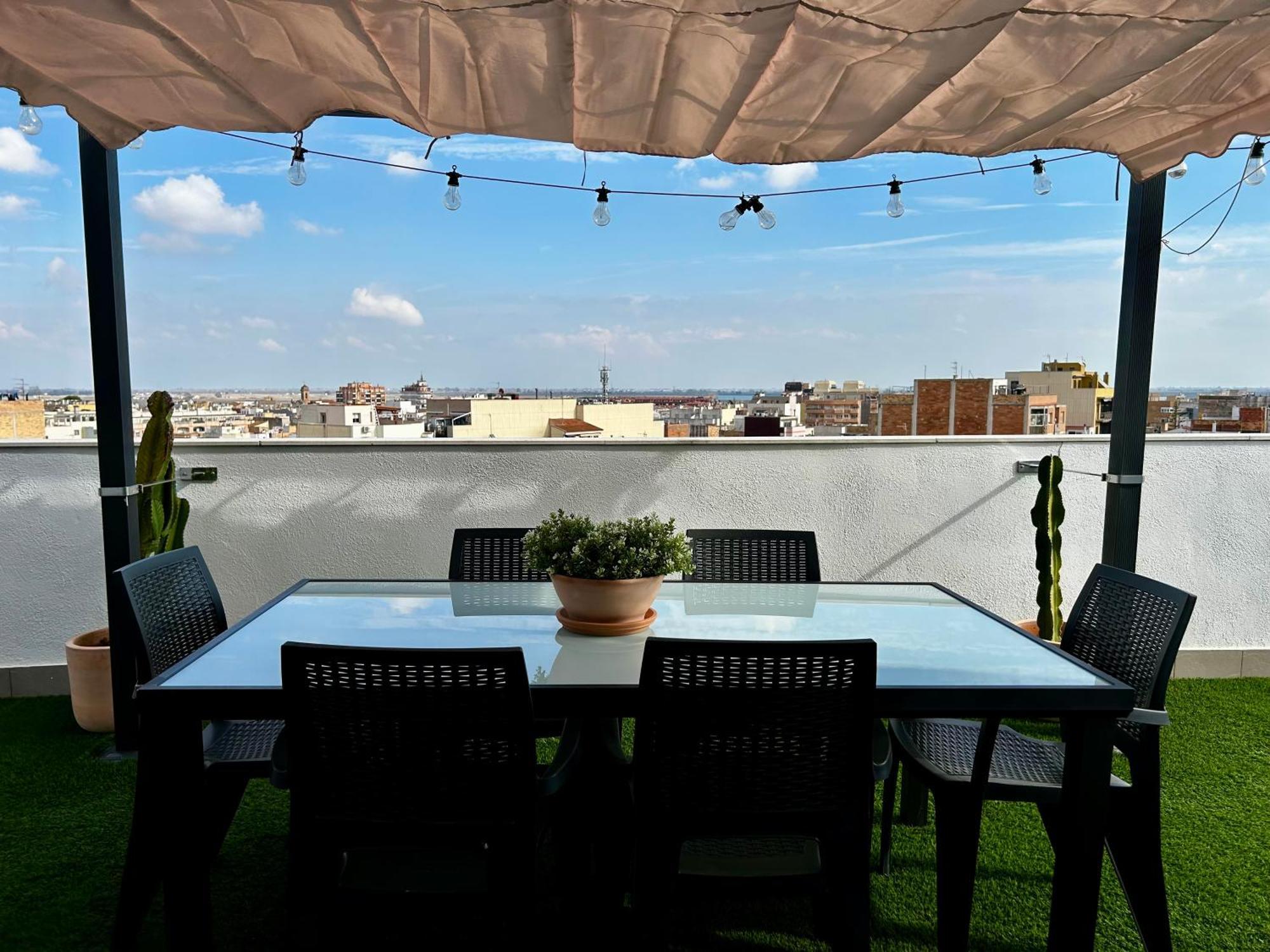 Lo balconet del Delta. Àtic-dúplex vacacional. Amposta Esterno foto