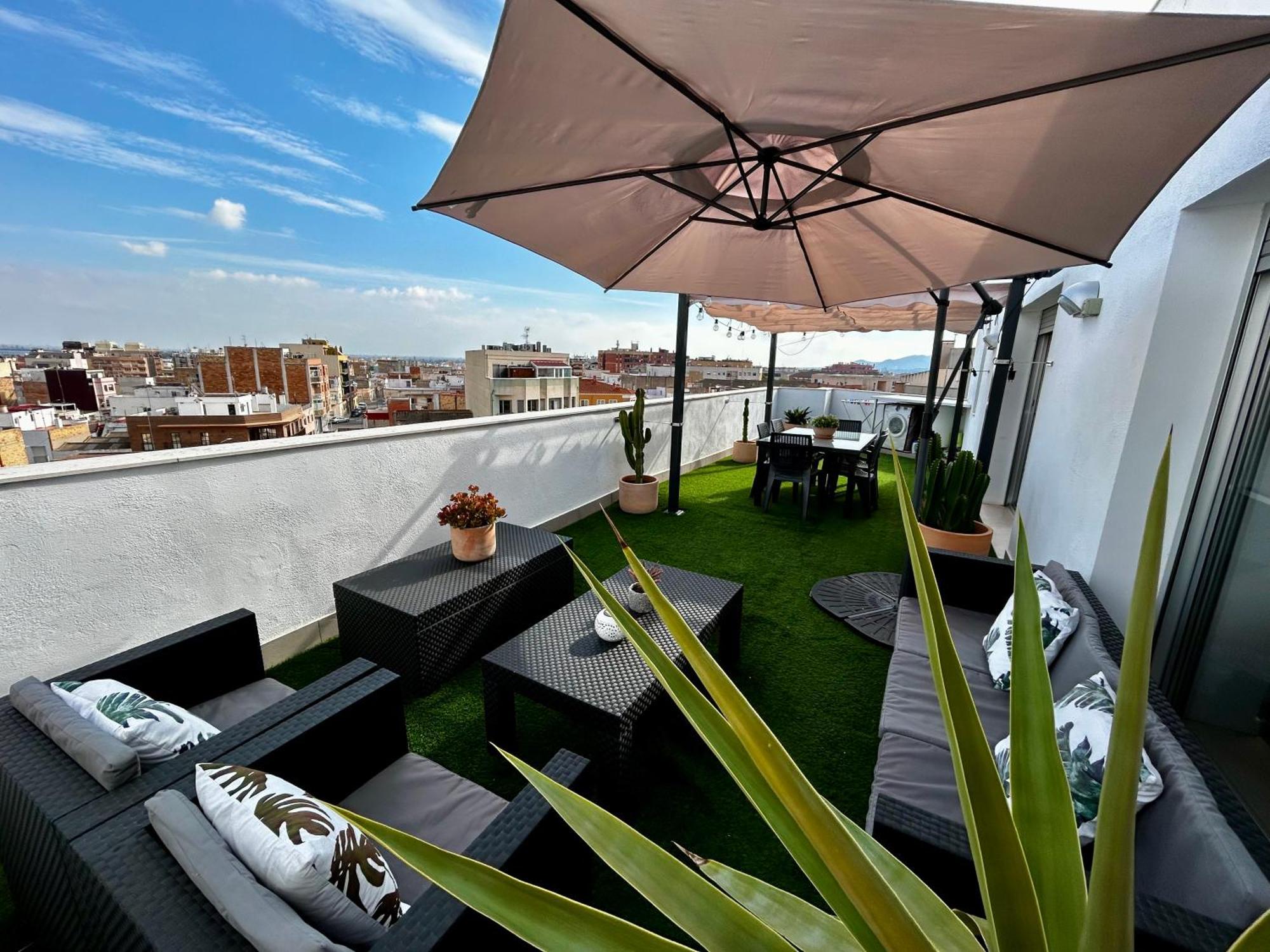 Lo balconet del Delta. Àtic-dúplex vacacional. Amposta Esterno foto