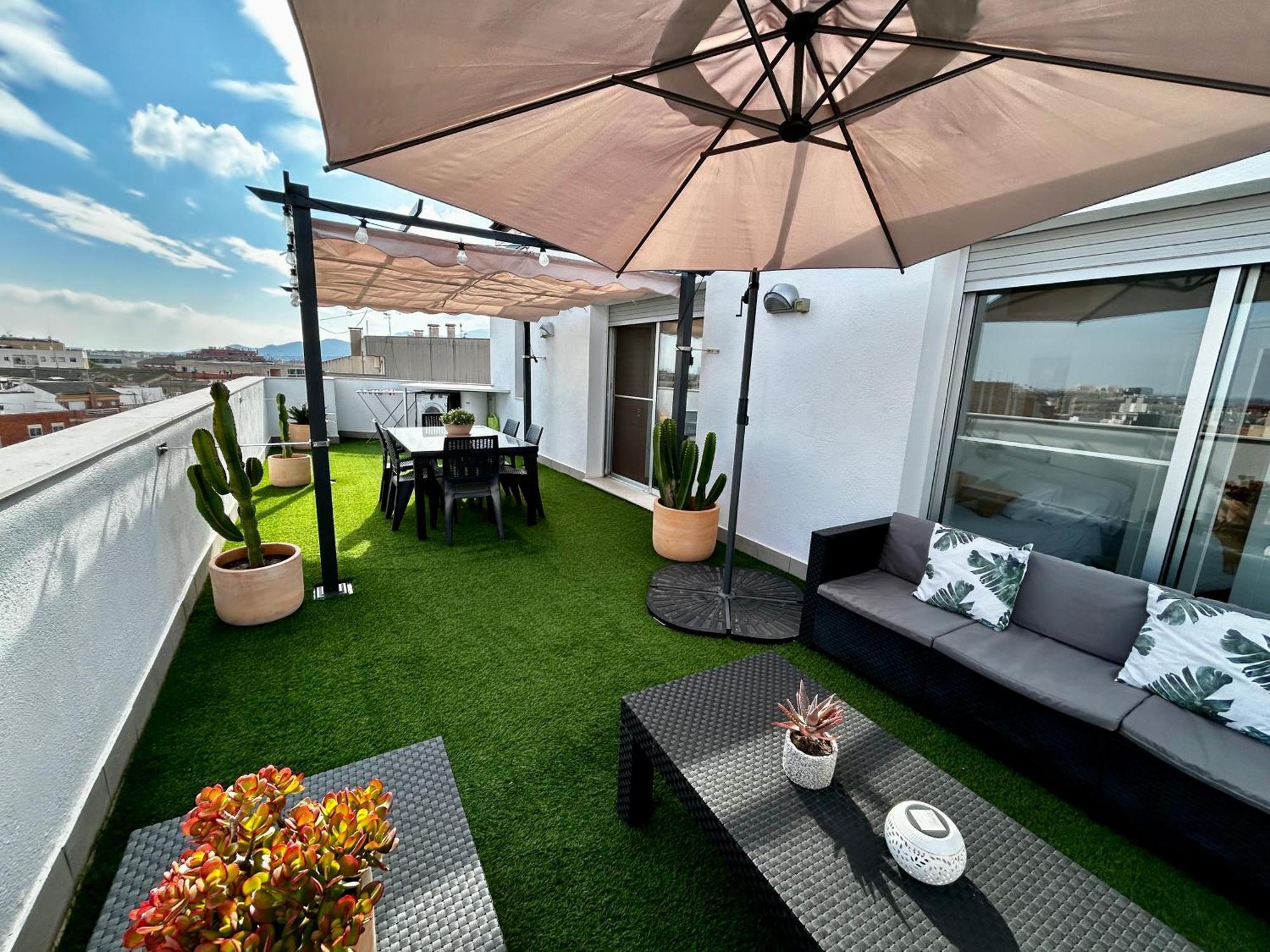 Lo balconet del Delta. Àtic-dúplex vacacional. Amposta Esterno foto